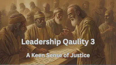 Leadership Quality 3 A Keen Sense of Justice