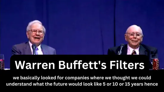 Warren Buffett shares how they choose businesses to invest in and the philosophy behind it.